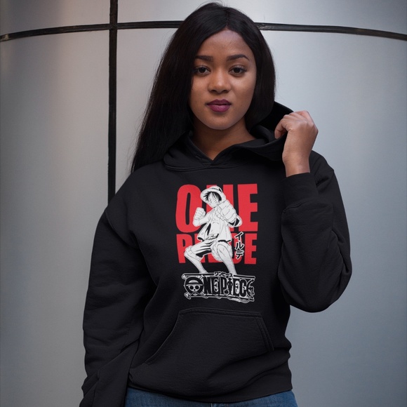 ONE PIECE ANIME DESIGN:: UNISEX CUSTOM HOODIE - Picture 2 of 5